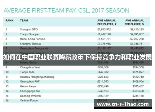 如何在中国职业联赛降薪政策下保持竞争力和职业发展